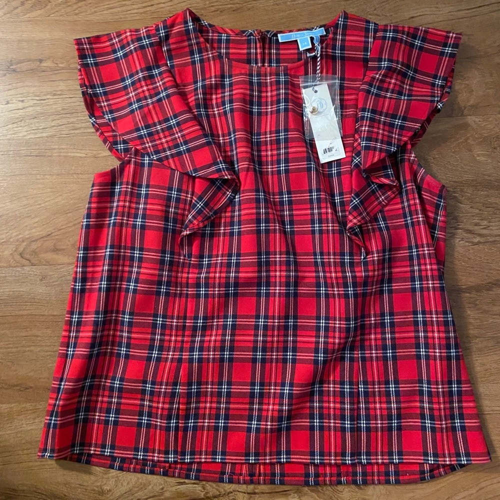 Draper James Ruffle Top